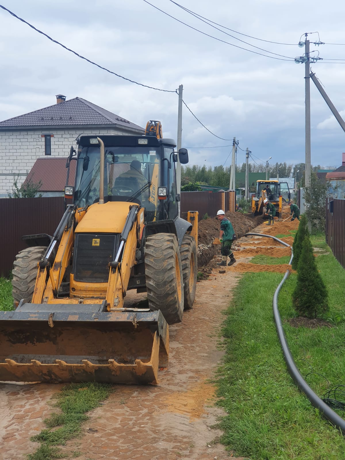 Газификация д.Новоселки Кашира